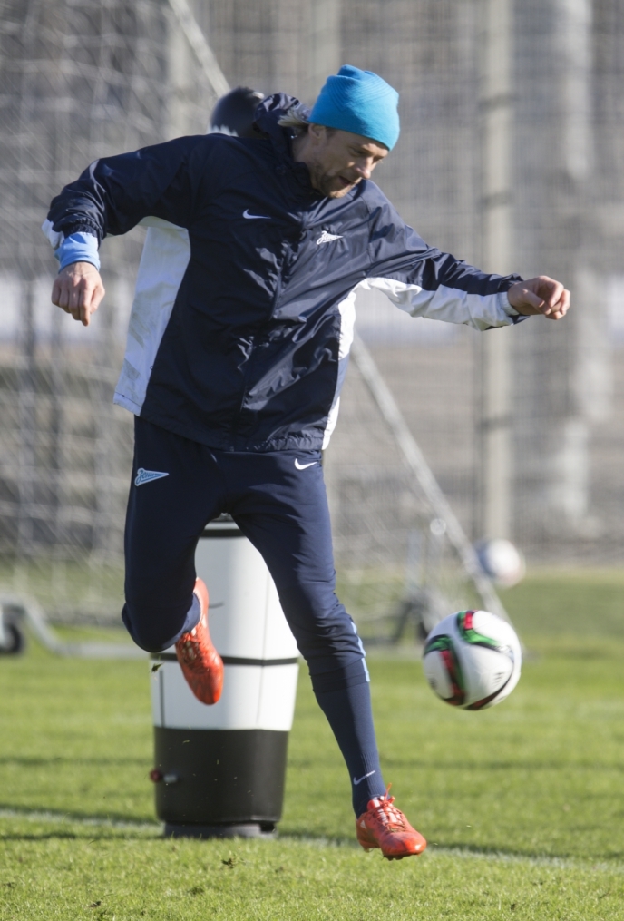 Открытая тренировка «Зенита» перед матчем с  «Уралом»