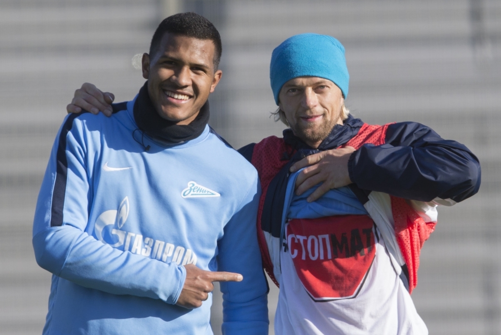 Открытая тренировка «Зенита» перед матчем с  «Уралом»