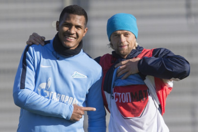 Открытая тренировка «Зенита» перед матчем с  «Уралом»