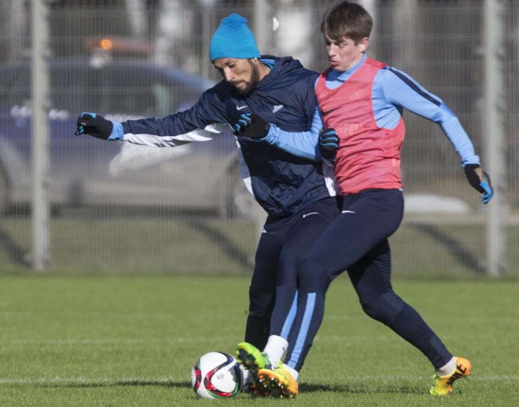 Открытая тренировка «Зенита» перед матчем с  «Уралом»