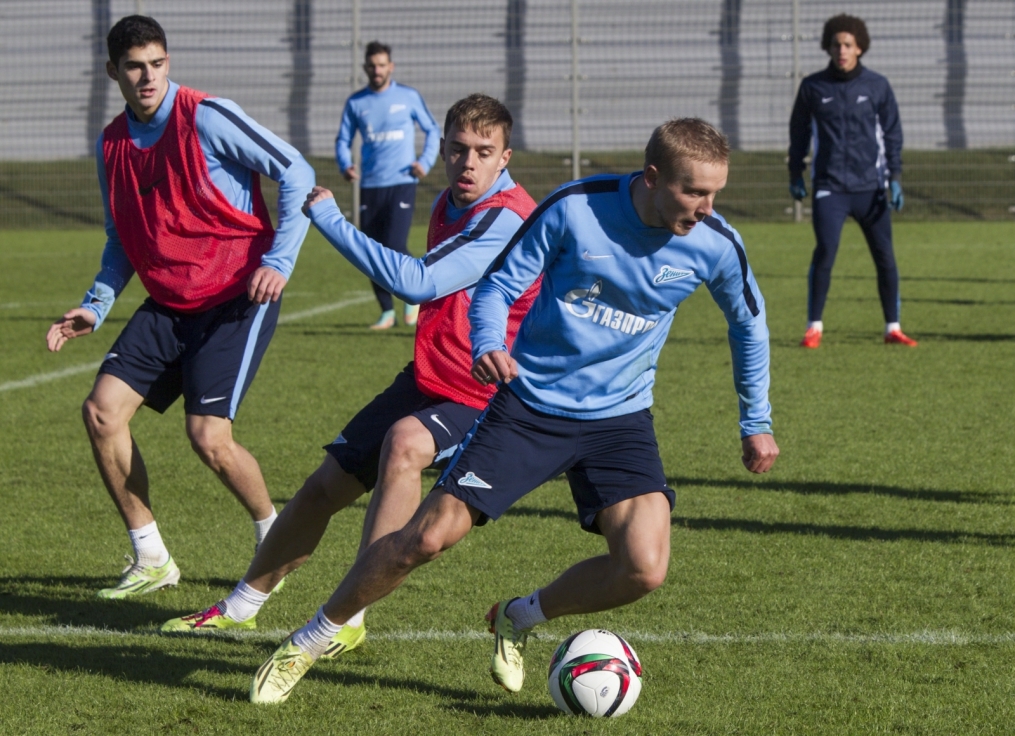 Открытая тренировка «Зенита» перед матчем с  «Уралом»