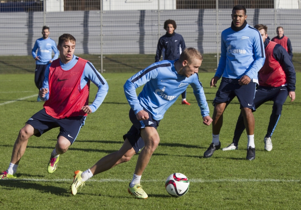 Открытая тренировка «Зенита» перед матчем с  «Уралом»