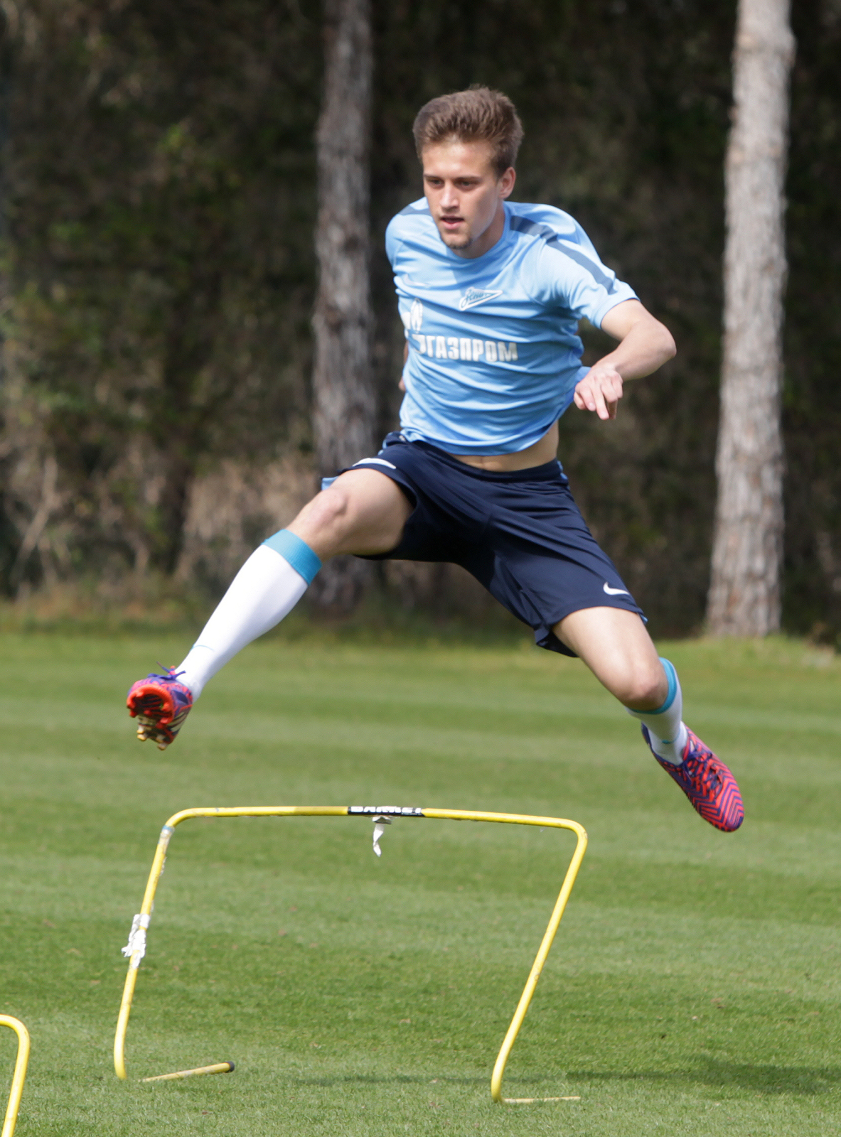 Тренировка «Зенита»-2 на сборе в Турции 6 марта 2015 года