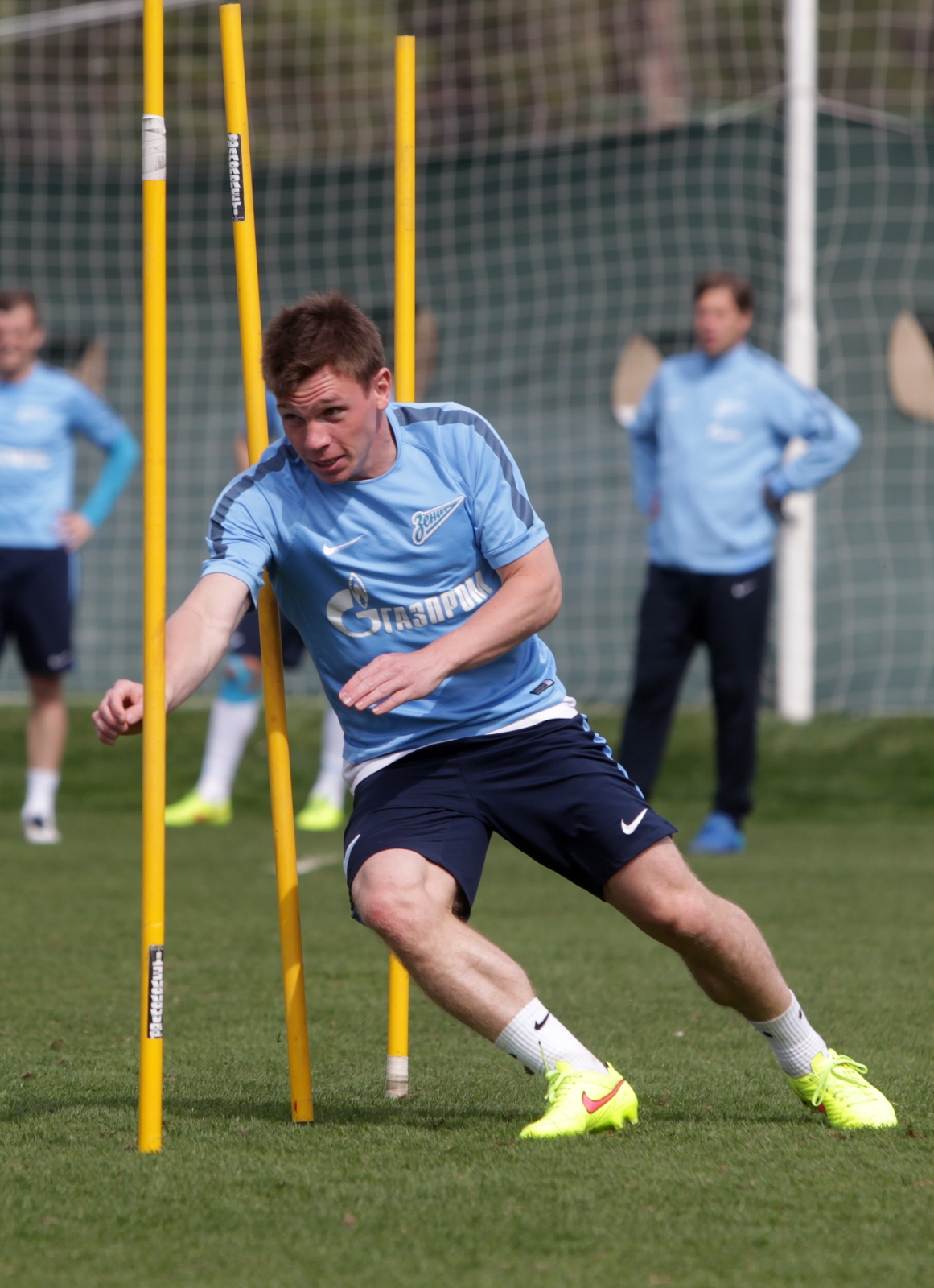 Тренировка «Зенита»-2 на сборе в Турции 6 марта 2015 года