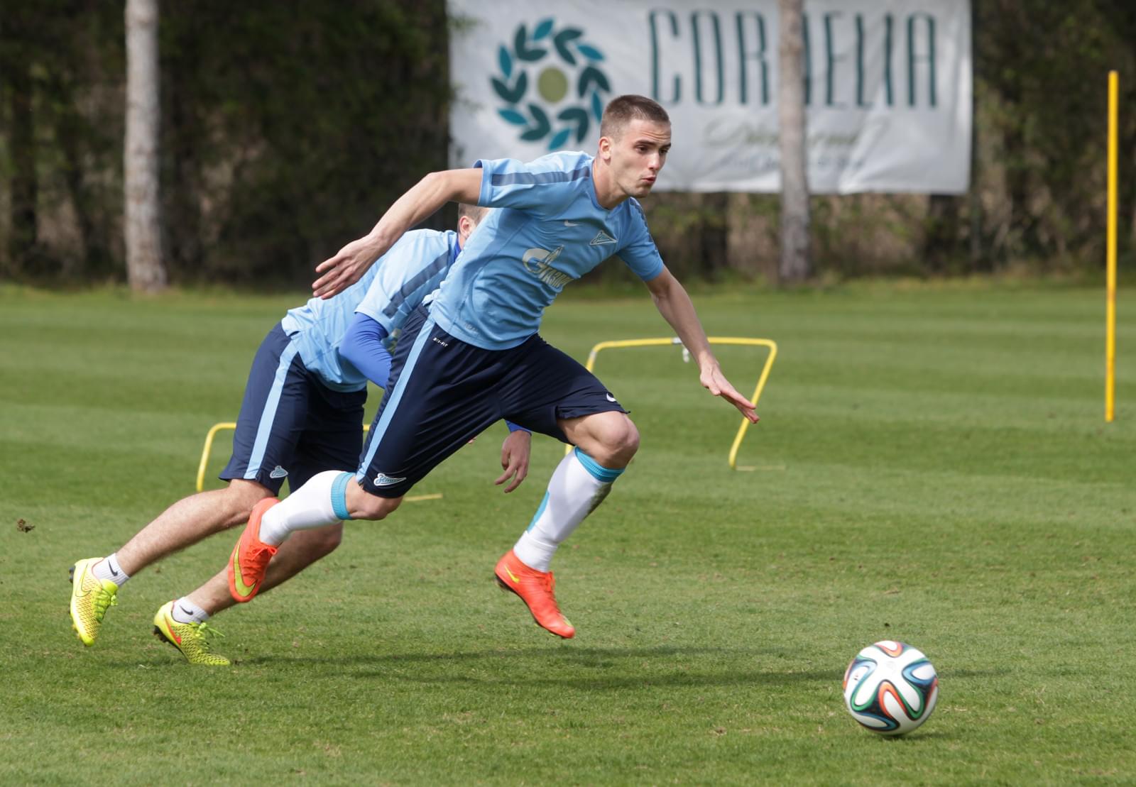 Тренировка «Зенита»-2 на сборе в Турции 6 марта 2015 года