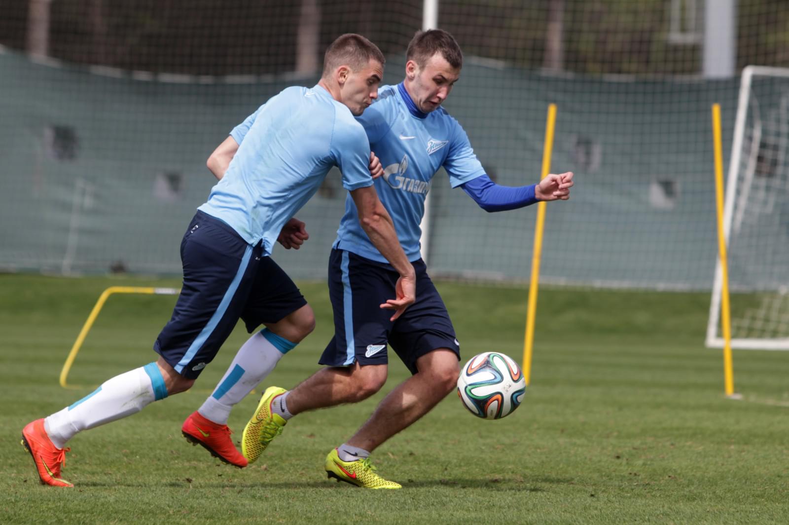 Тренировка «Зенита»-2 на сборе в Турции 6 марта 2015 года