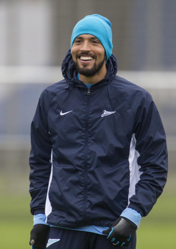 Открытая тренировка «Зенита» перед матчем 1/8 финала Лиги Европы УЕФА с «Торино»