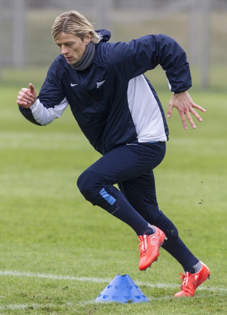 Открытая тренировка «Зенита» перед матчем 1/8 финала Лиги Европы УЕФА с «Торино»