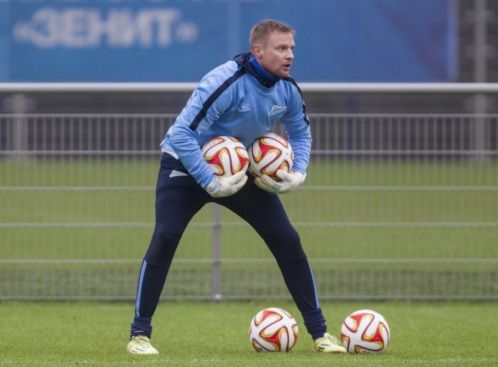 Открытая тренировка «Зенита» перед матчем 1/8 финала Лиги Европы УЕФА с «Торино»