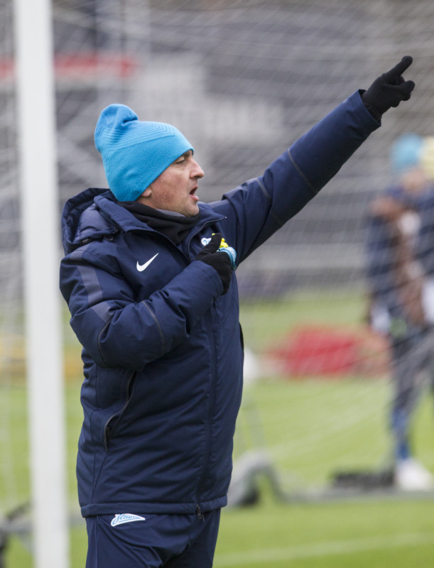 Открытая тренировка «Зенита» перед матчем 1/8 финала Лиги Европы УЕФА с «Торино»