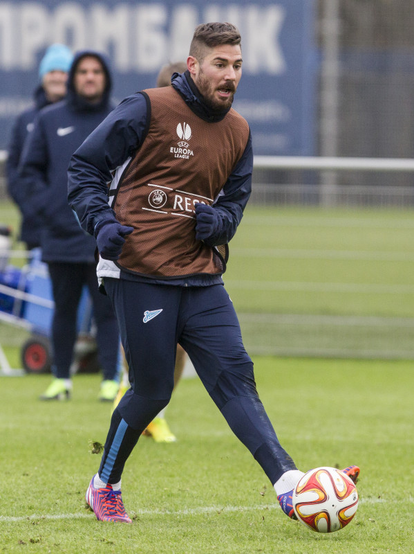 Открытая тренировка «Зенита» перед матчем 1/8 финала Лиги Европы УЕФА с «Торино»