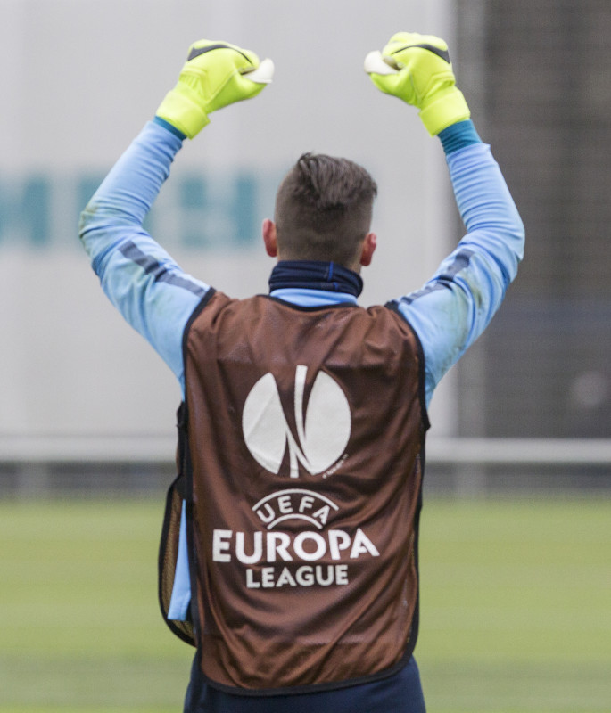 Открытая тренировка «Зенита» перед матчем 1/8 финала Лиги Европы УЕФА с «Торино»