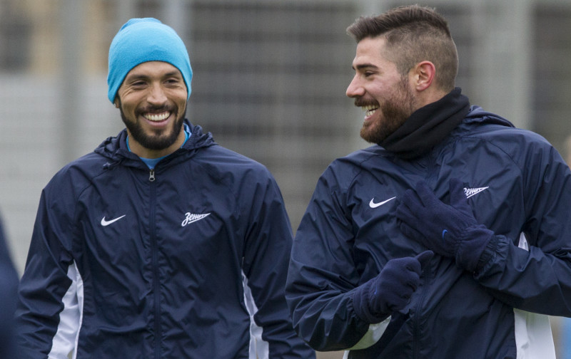 Открытая тренировка «Зенита» перед матчем 1/8 финала Лиги Европы УЕФА с «Торино»