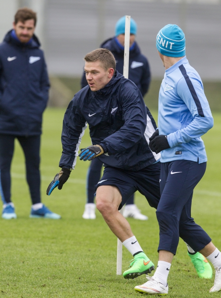 Открытая тренировка «Зенита» перед матчем 1/8 финала Лиги Европы УЕФА с «Торино»