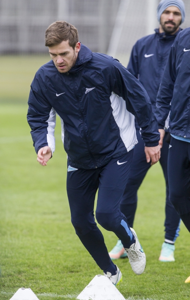 Открытая тренировка «Зенита» перед матчем 1/8 финала Лиги Европы УЕФА с «Торино»