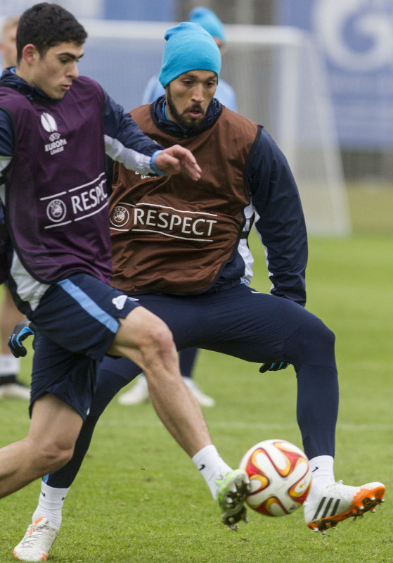 Открытая тренировка «Зенита» перед матчем 1/8 финала Лиги Европы УЕФА с «Торино»