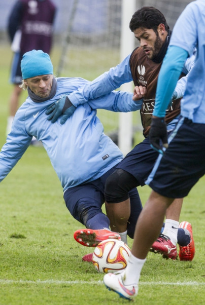 Открытая тренировка «Зенита» перед матчем 1/8 финала Лиги Европы УЕФА с «Торино»