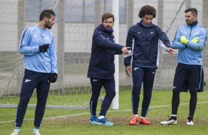 Открытая тренировка «Зенита» перед матчем 1/8 финала Лиги Европы УЕФА с «Торино»