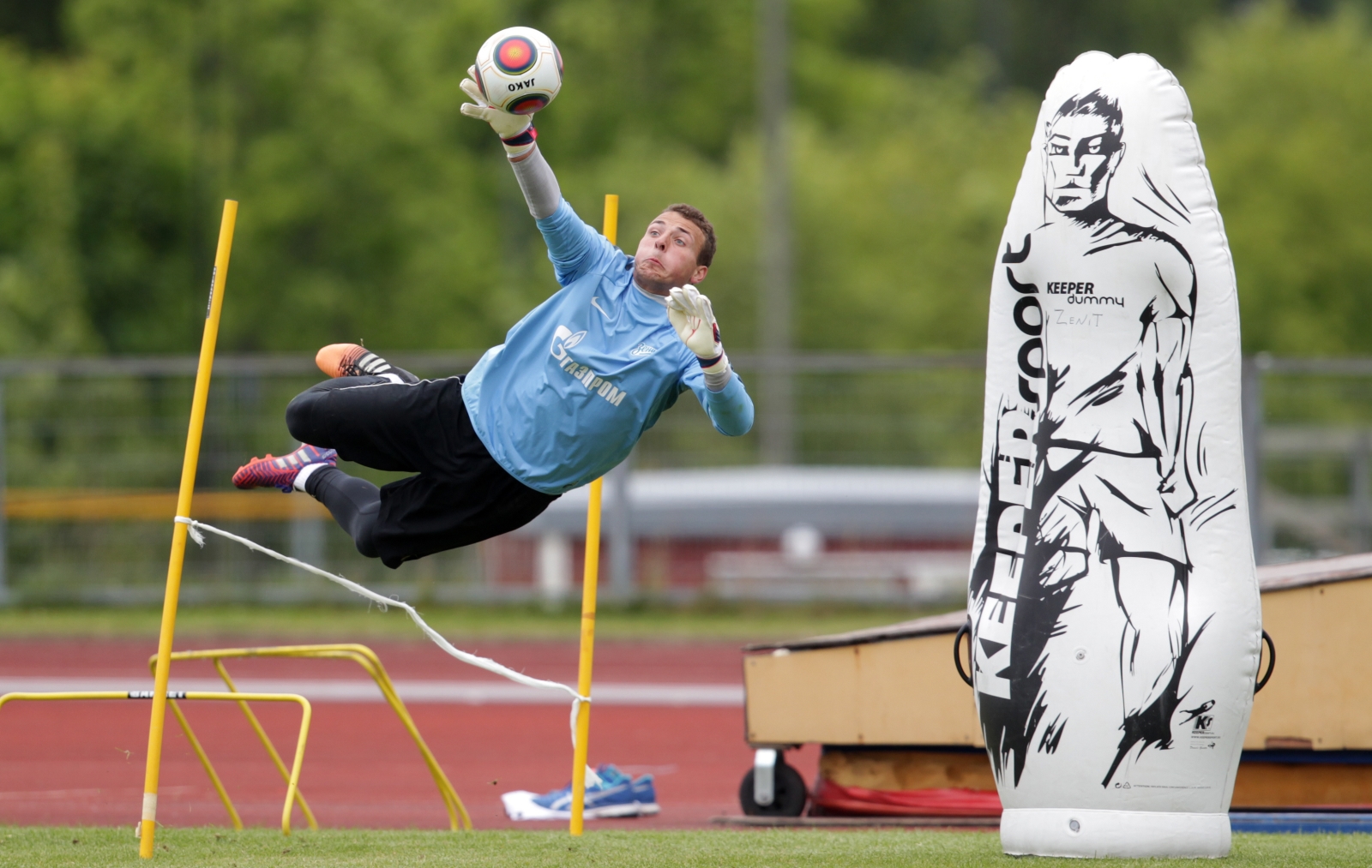 Тренировка «Зенита»-2 на сборе в Леппявирте 7 июля