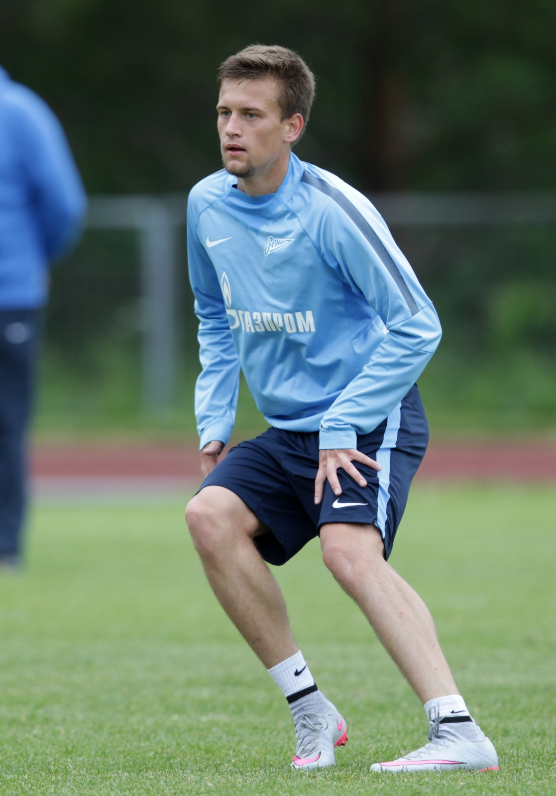 Тренировка «Зенита»-2 на сборе в Леппявирте 7 июля