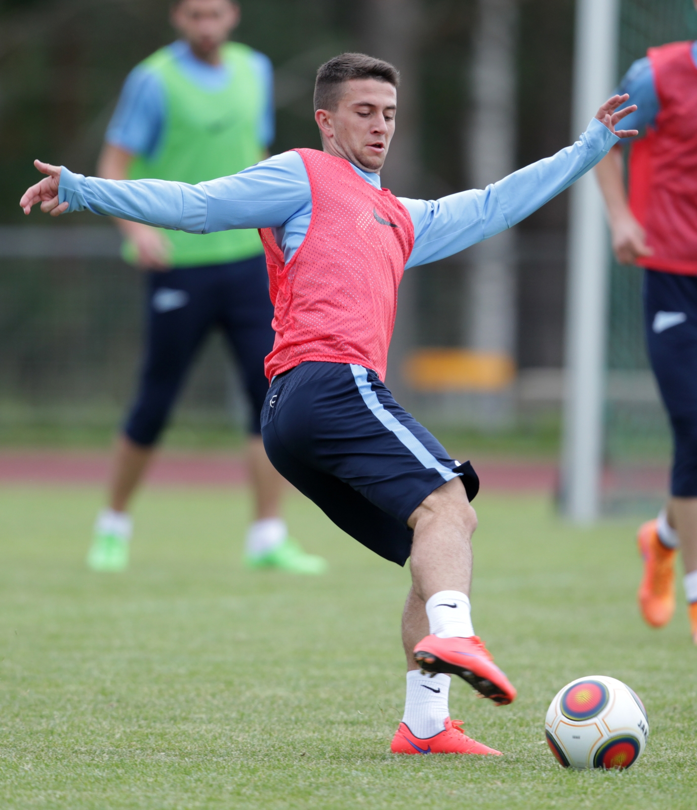 Тренировка «Зенита»-2 на сборе в Леппявирте 7 июля