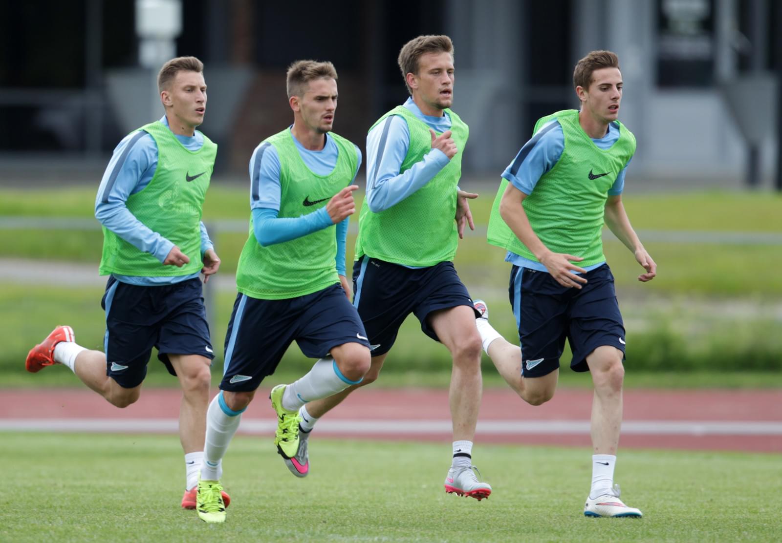 Тренировка «Зенита»-2 на сборе в Леппявирте 7 июля