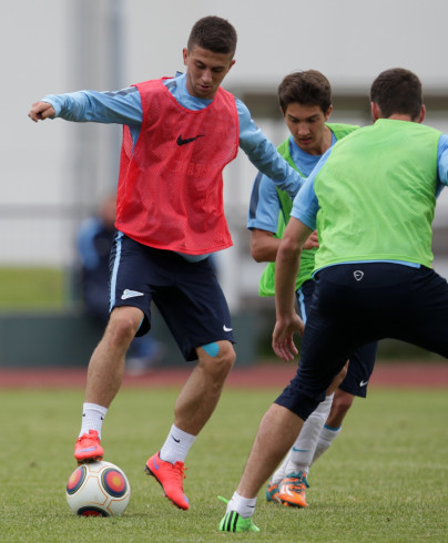 Тренировка «Зенита»-2 на сборе в Леппявирте 7 июля