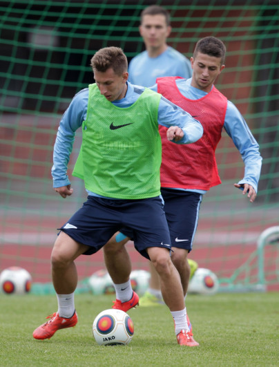 Тренировка «Зенита»-2 на сборе в Леппявирте 7 июля