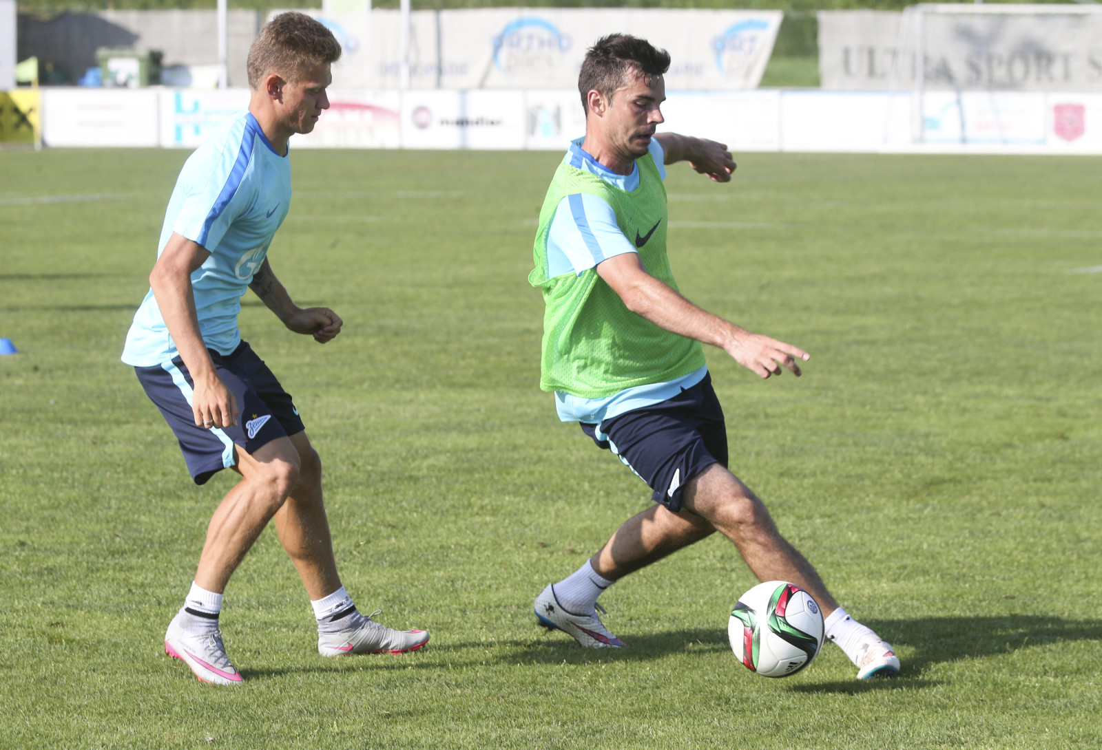 Сборы в Австрии: 7 июля, вечерняя тренировка