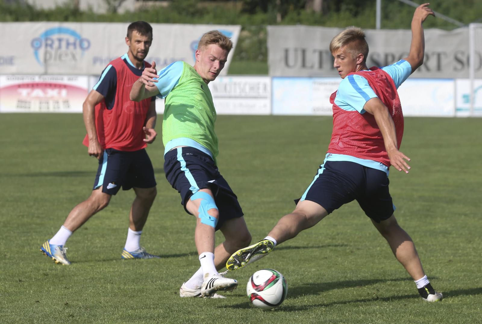 Сборы в Австрии: 7 июля, вечерняя тренировка