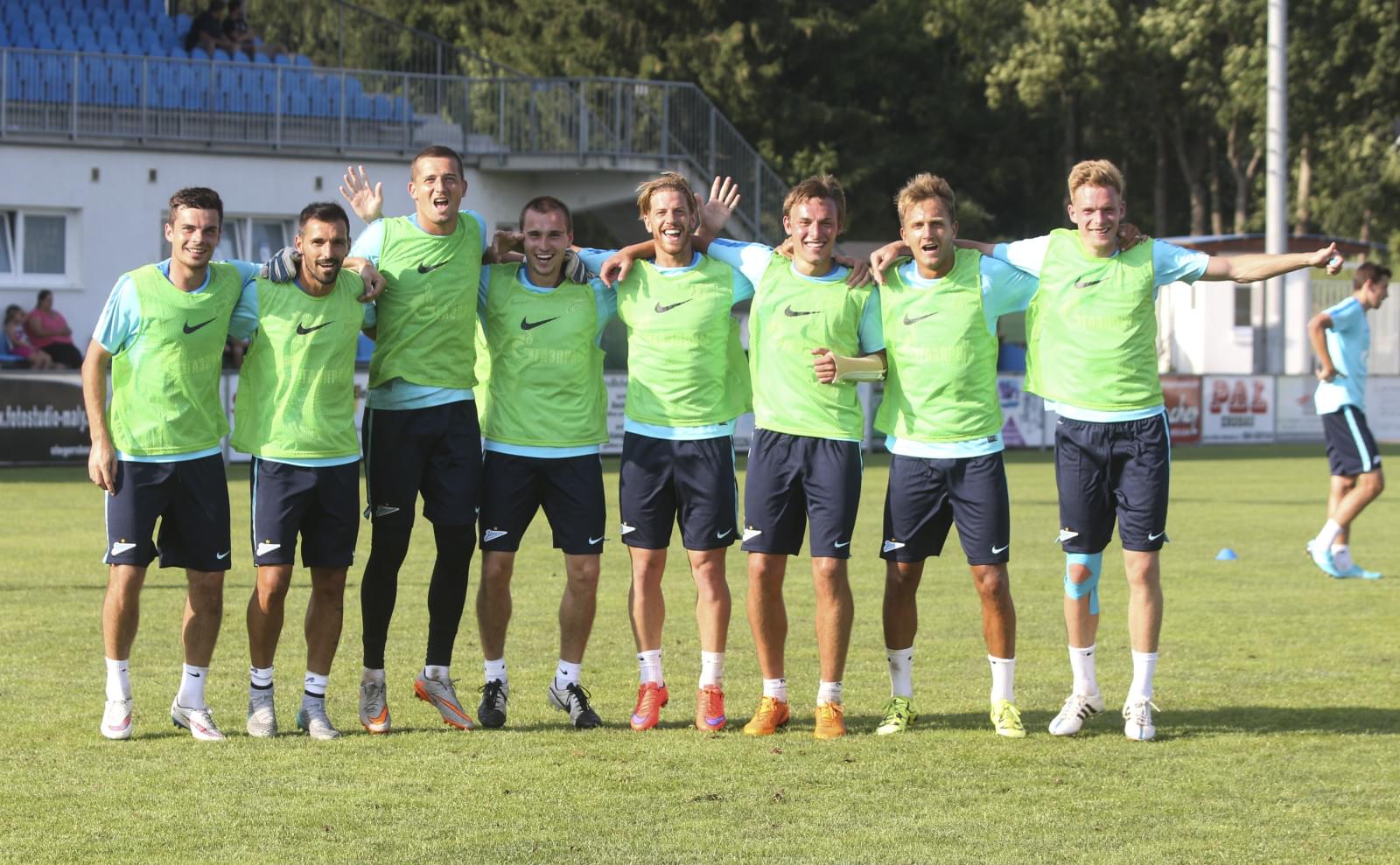 Сборы в Австрии: 7 июля, вечерняя тренировка