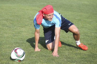 Сборы в Австрии: 7 июля, вечерняя тренировка