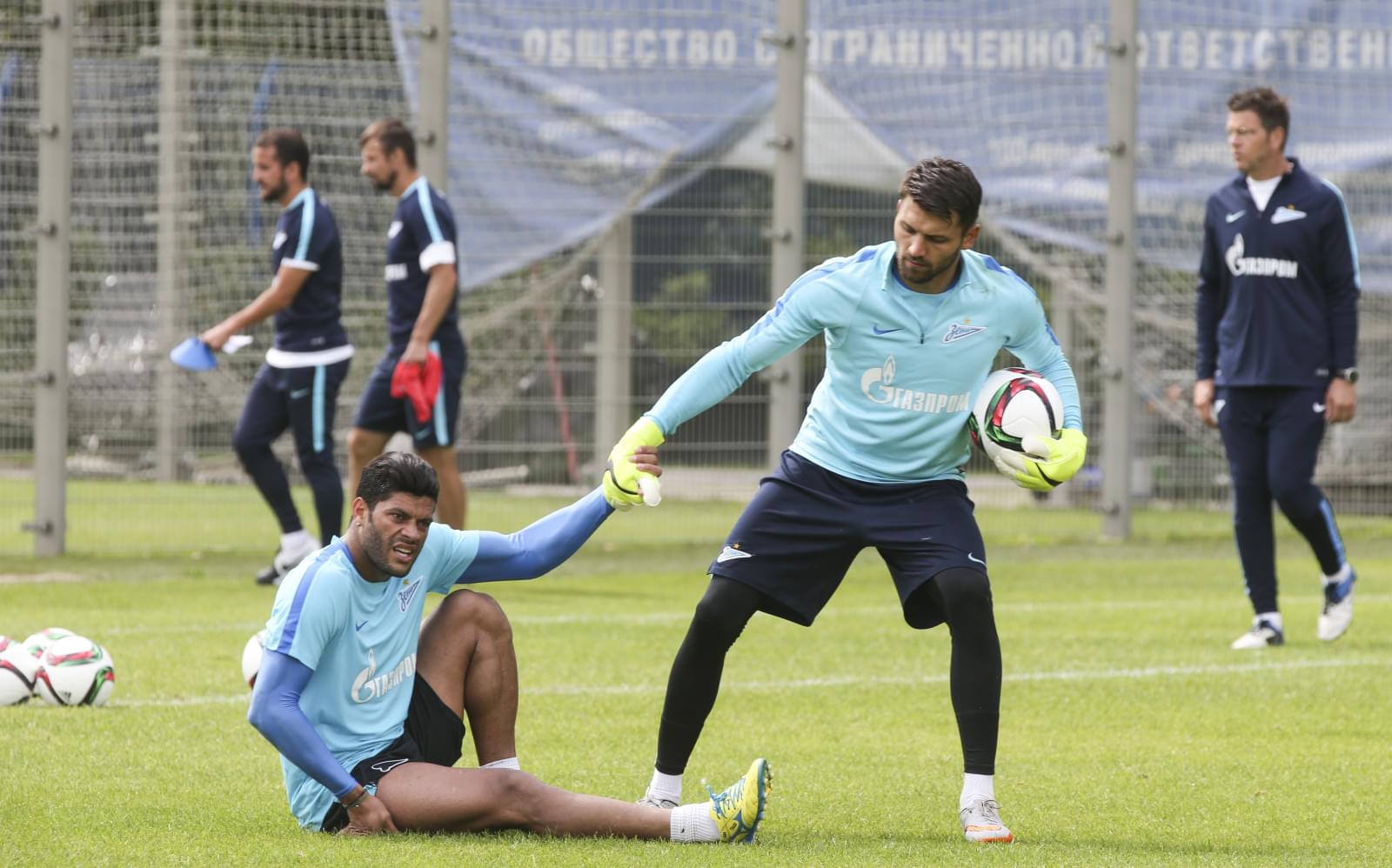 Тренировка «Зенита» перед матчем с «Динамо»