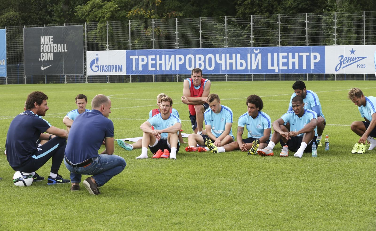 Тренировка «Зенита» перед матчем с «Динамо»