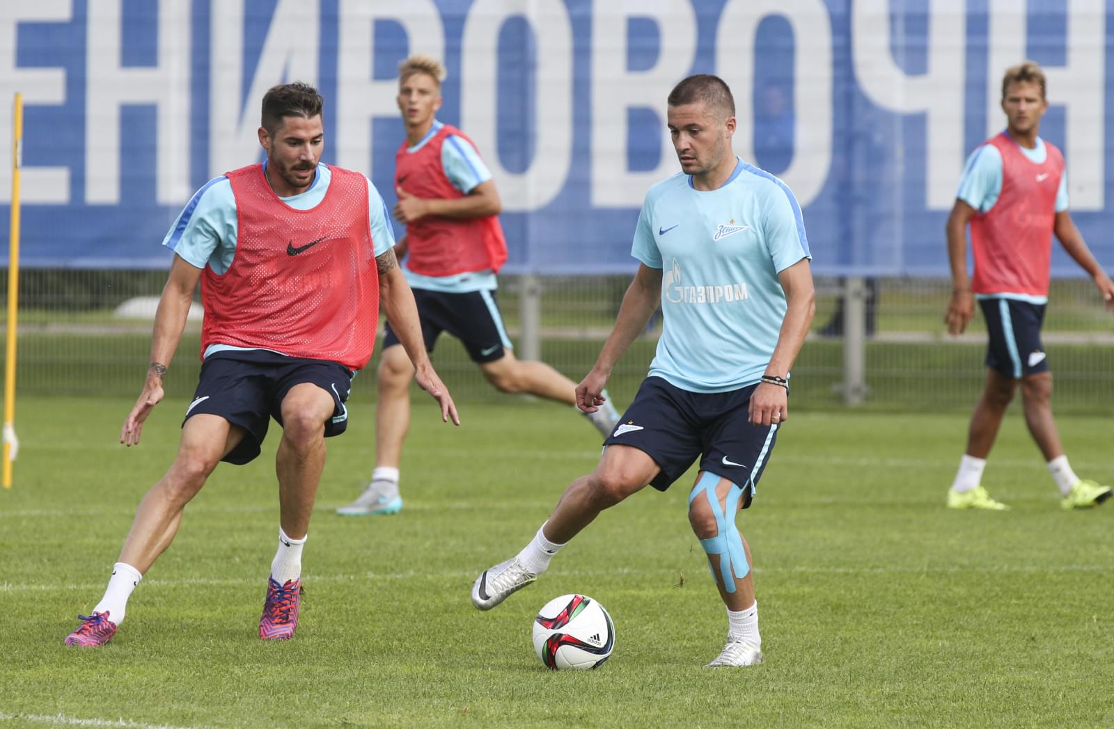 Тренировка «Зенита» перед матчем с «Динамо»