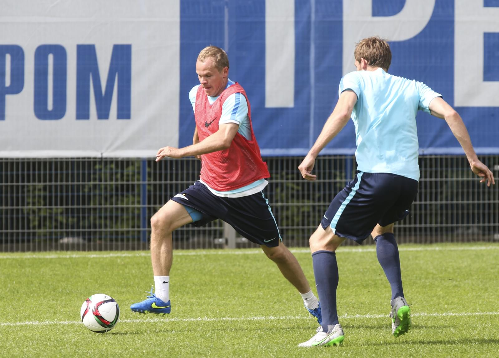 Тренировка «Зенита» перед матчем с «Динамо»