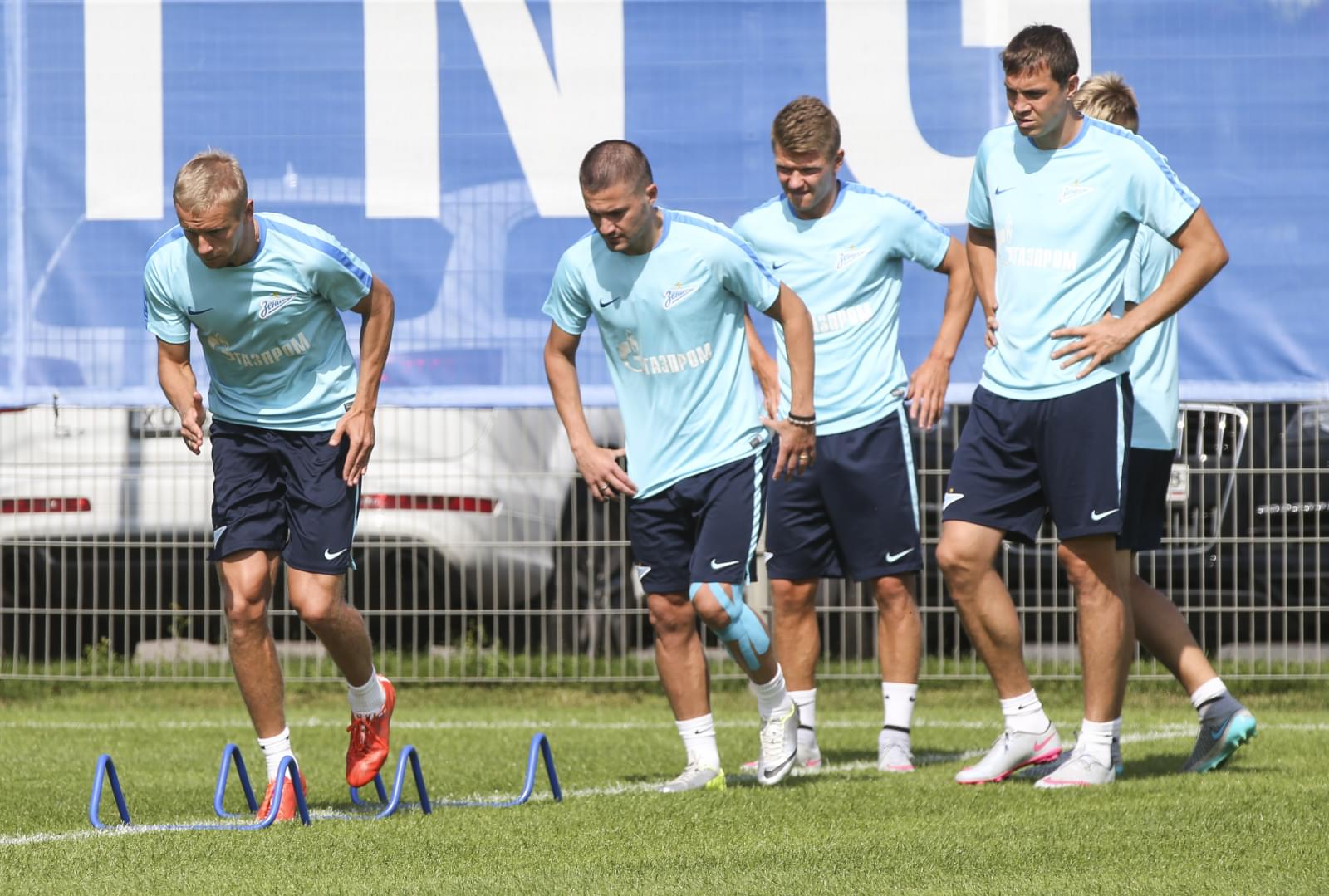 Тренировка «Зенита» перед матчем с «Динамо»