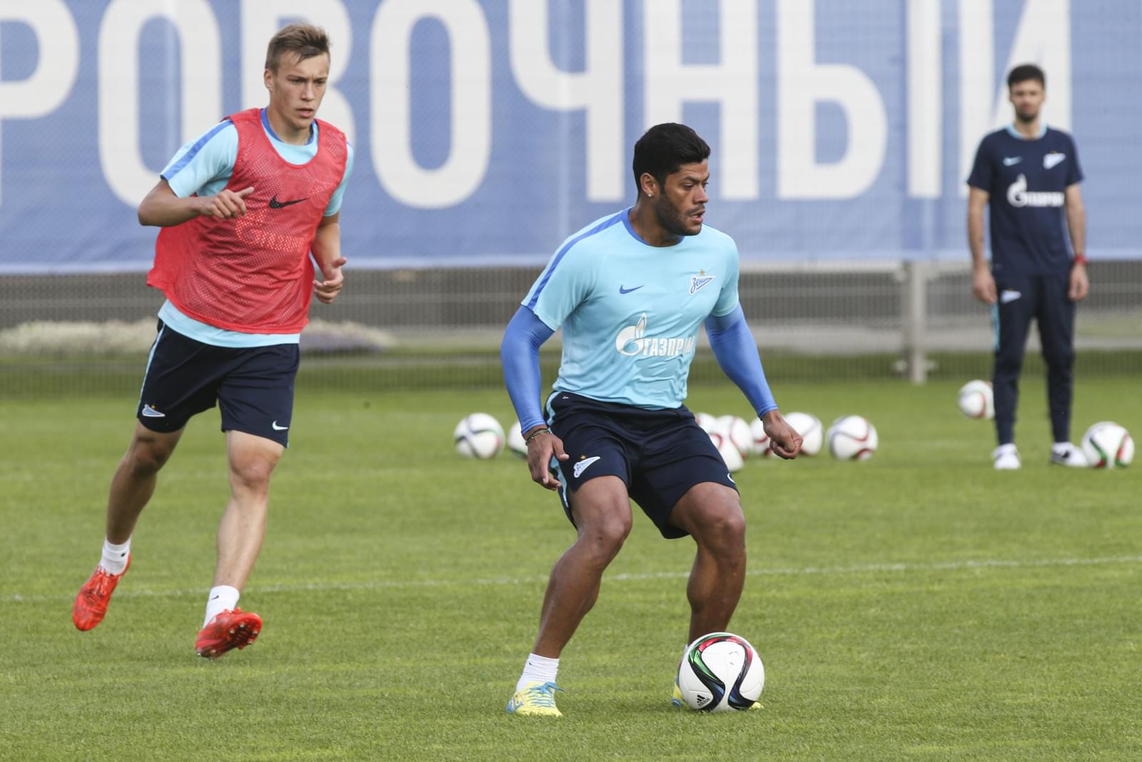 Тренировка «Зенита» перед матчем с «Динамо»