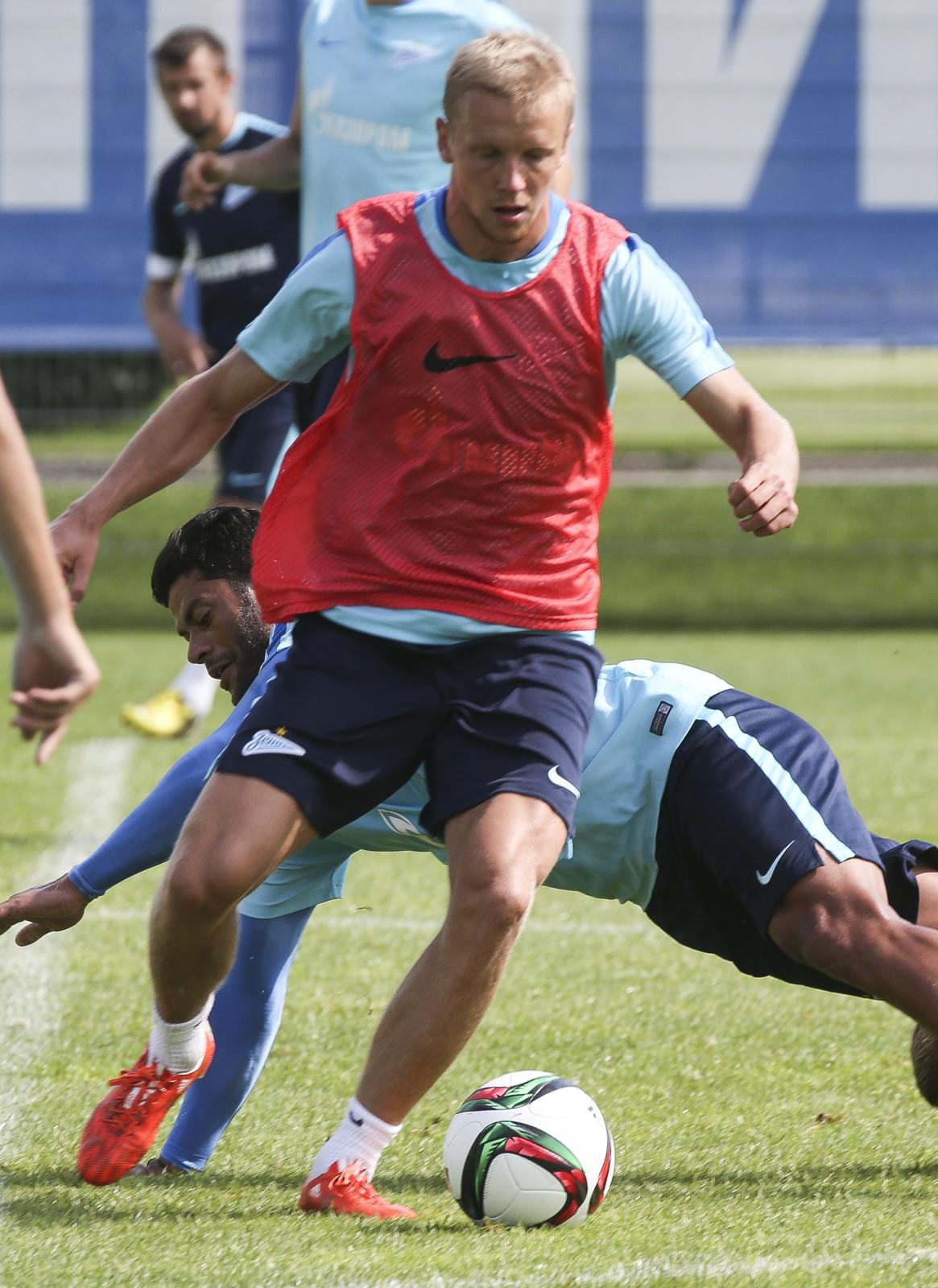 Тренировка «Зенита» перед матчем с «Динамо»