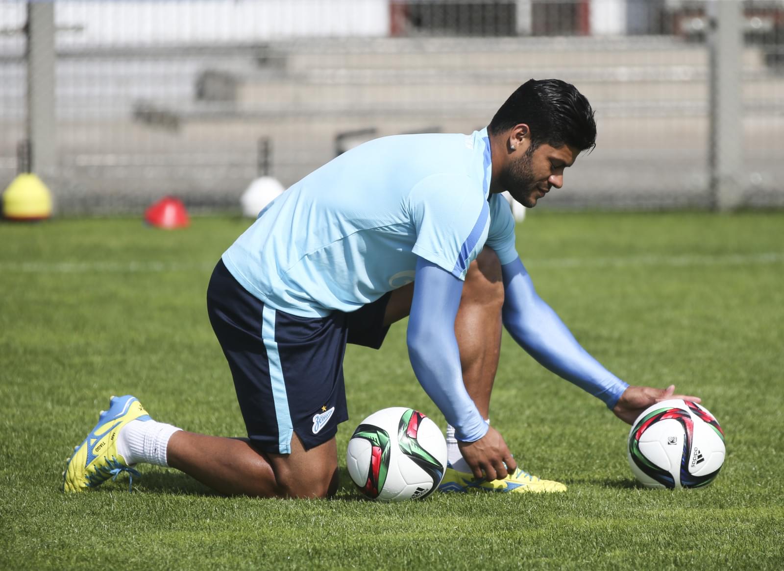 Тренировка «Зенита» перед матчем с «Динамо»