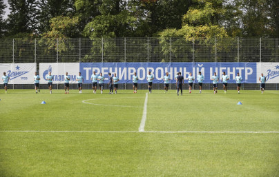 Тренировка «Зенита» перед матчем с «Динамо»