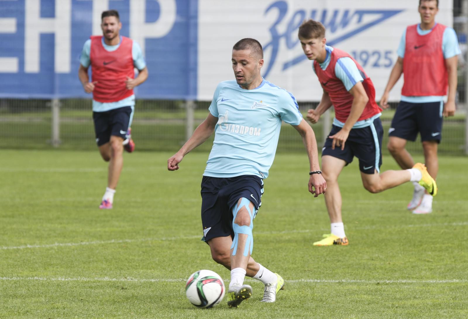 Тренировка «Зенита» перед матчем с «Динамо»