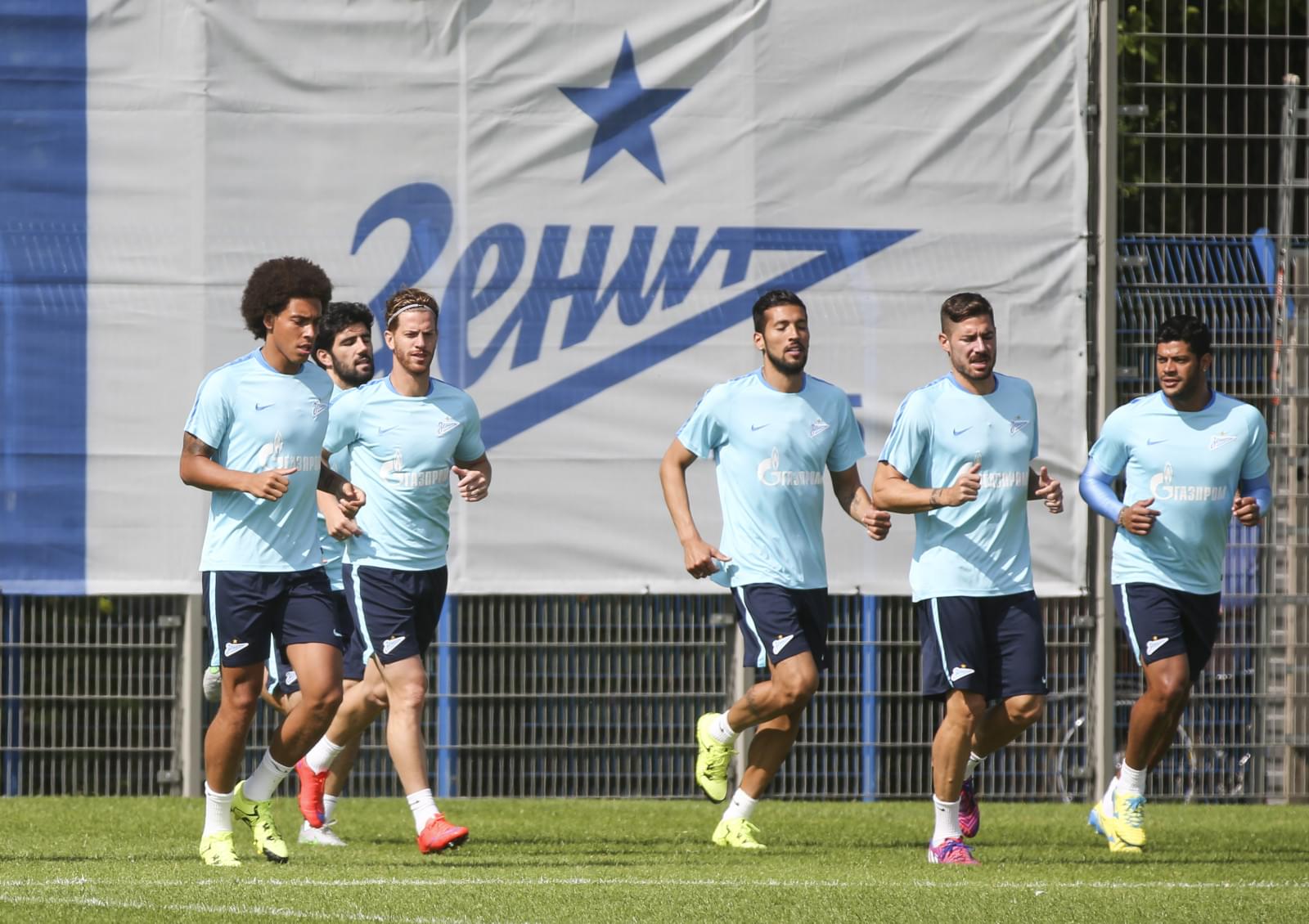Тренировка «Зенита» перед матчем с «Динамо»