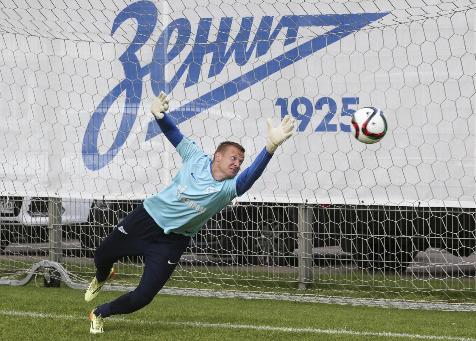 Тренировка «Зенита» перед матчем с «Динамо»