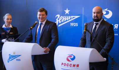 Подписание нового договора между АК «Россия» и «Зенитом»