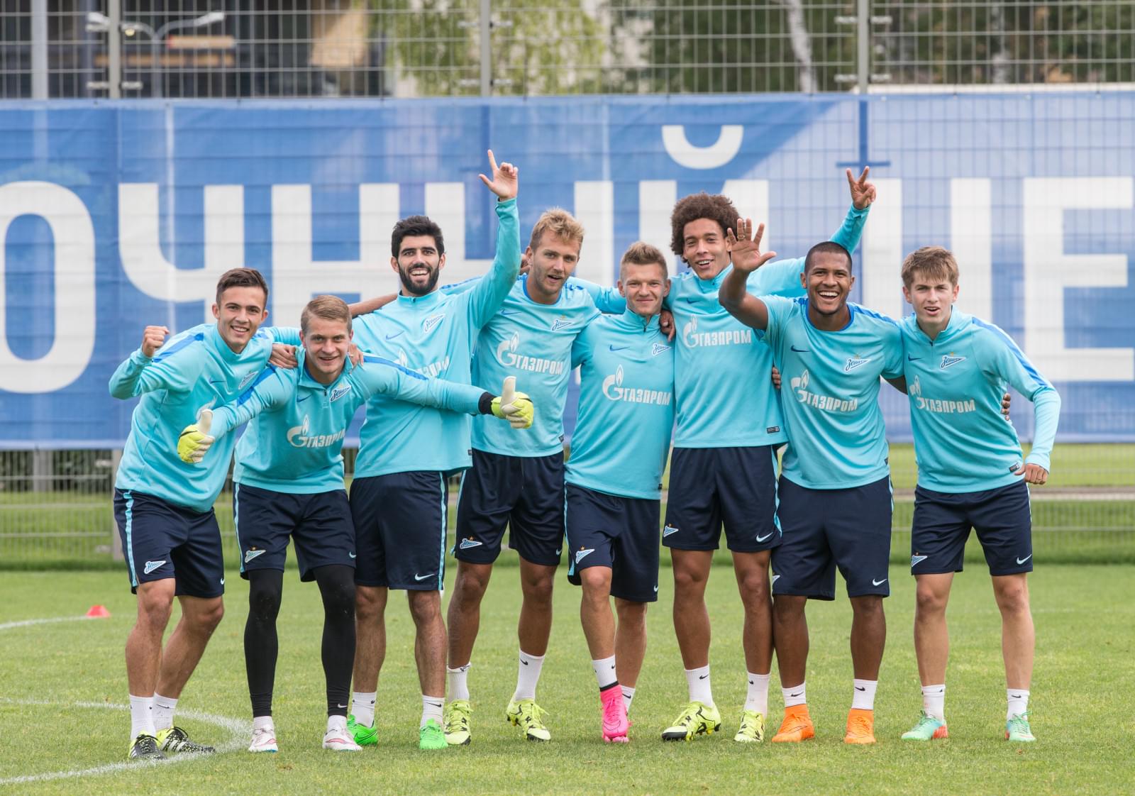 Открытая тренировка «Зенита», перед матчем с «Тереком»