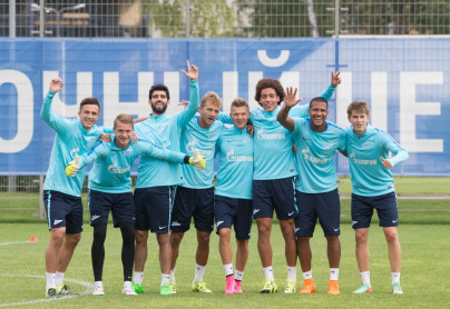 Открытая тренировка «Зенита», перед матчем с «Тереком»