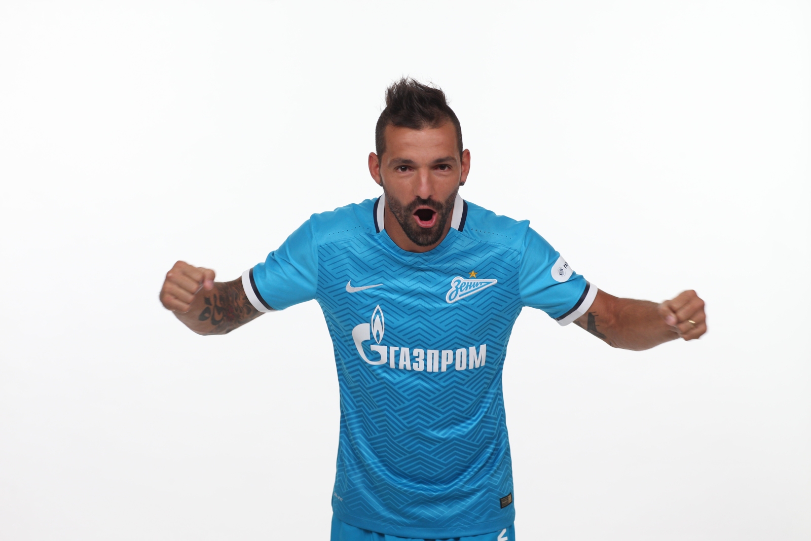 Фотосессия футболистов и тренеров основного состава ФК «Зенит» сезона 2015/2016