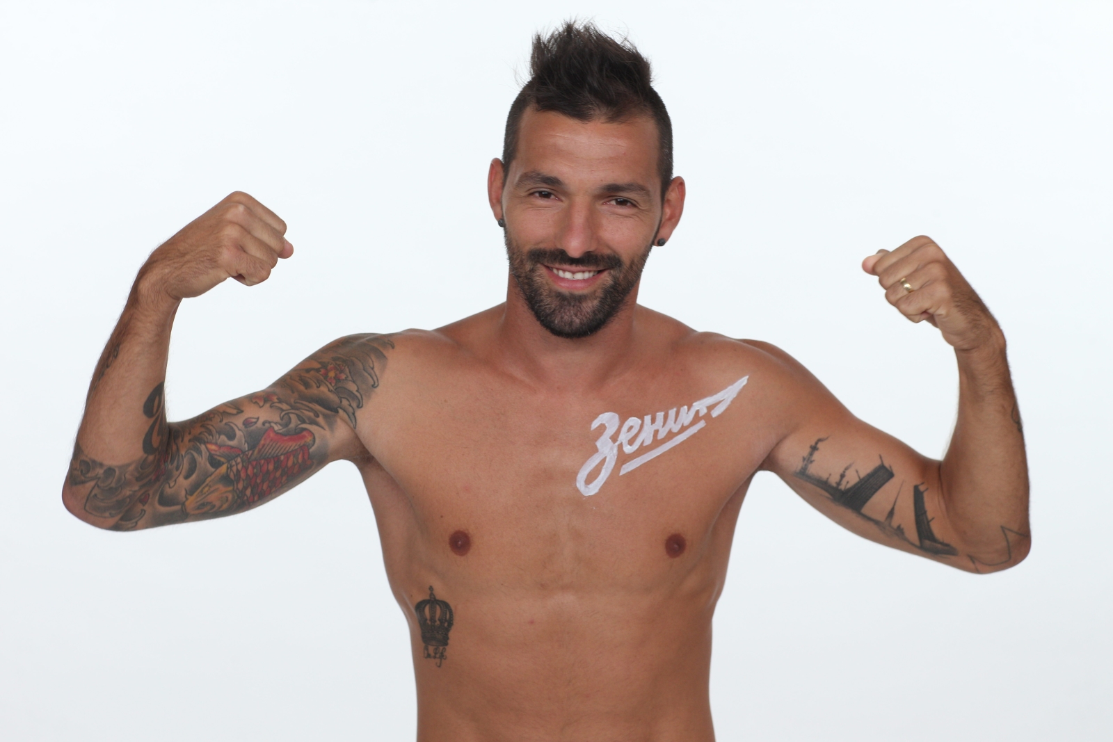 Фотосессия футболистов и тренеров основного состава ФК «Зенит» сезона 2015/2016