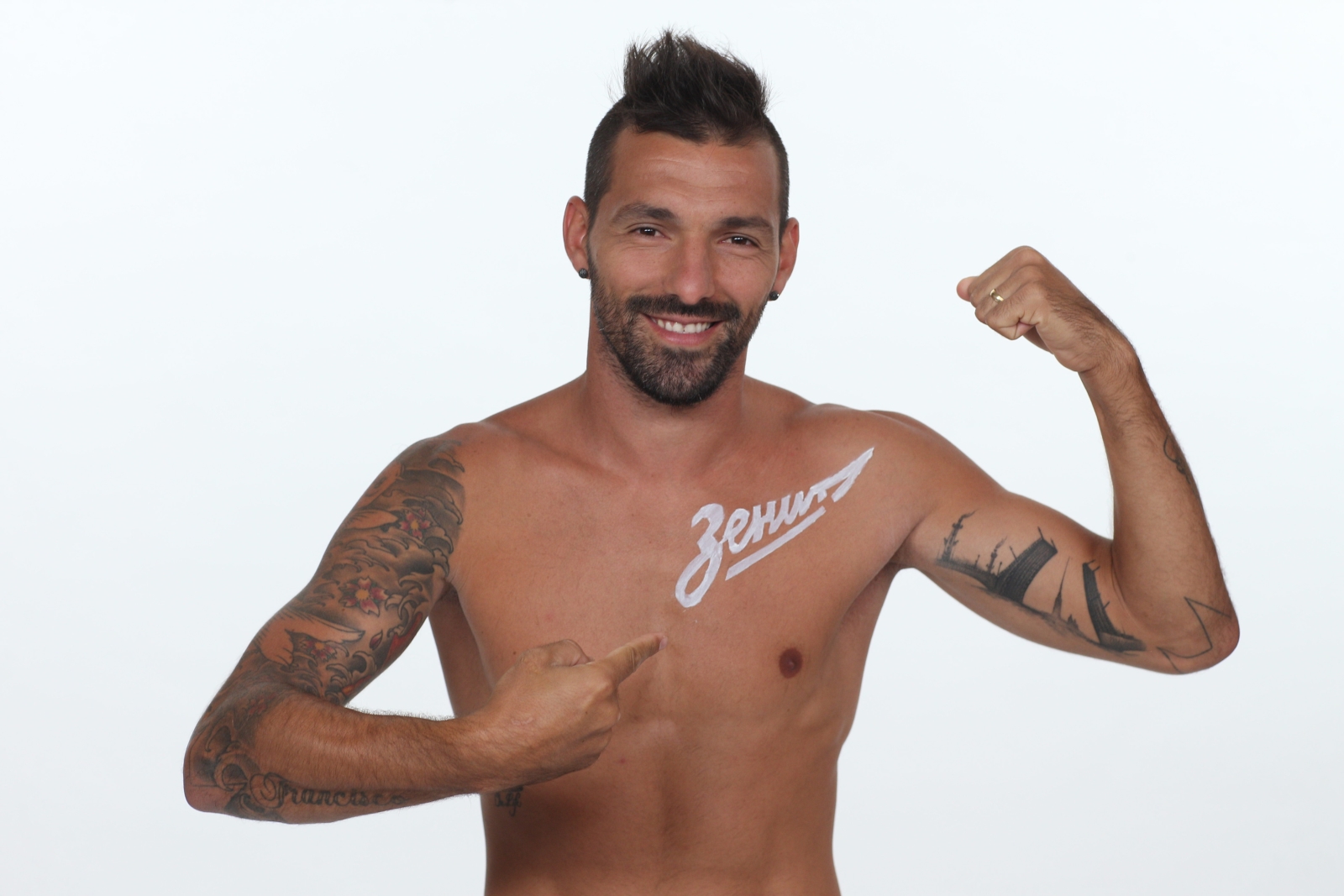 Фотосессия футболистов и тренеров основного состава ФК «Зенит» сезона 2015/2016